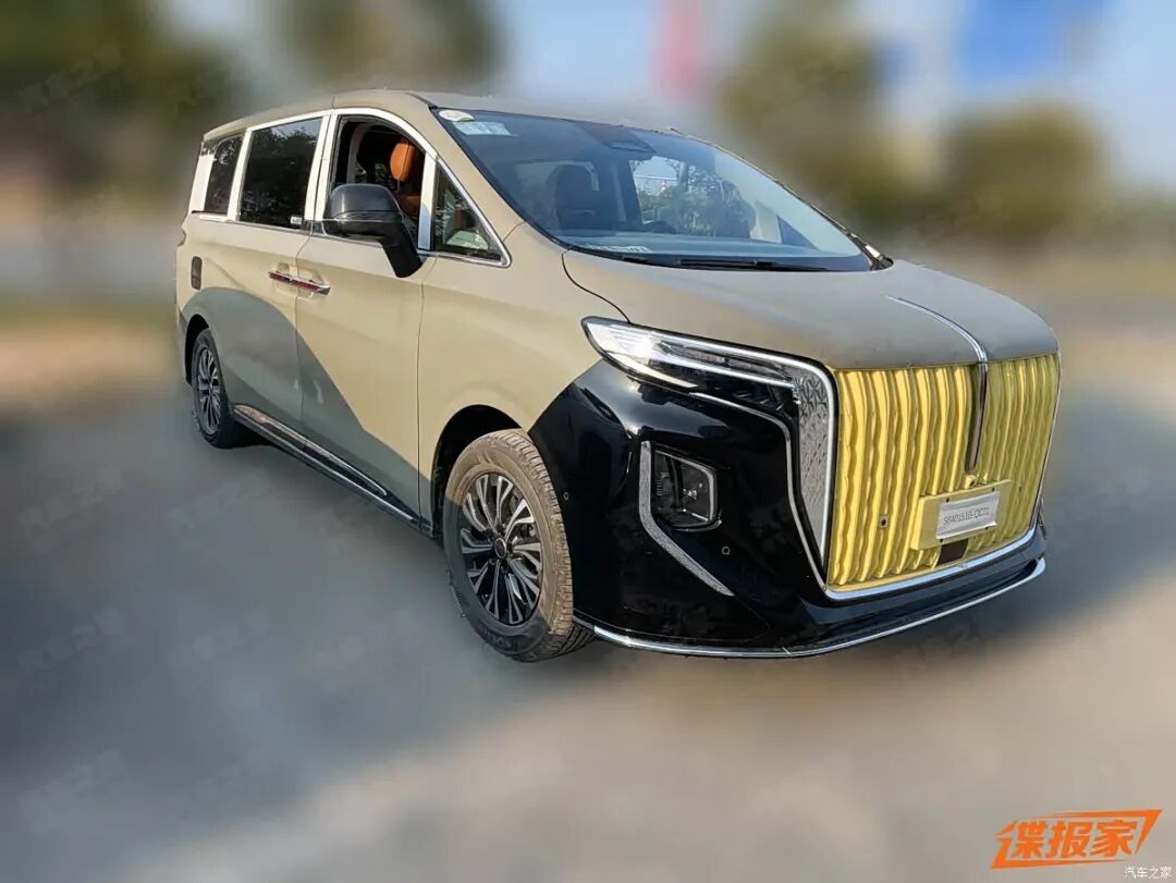 内饰变化巨大！颇具“新势力”风格，新款红旗HQ9谍照曝光