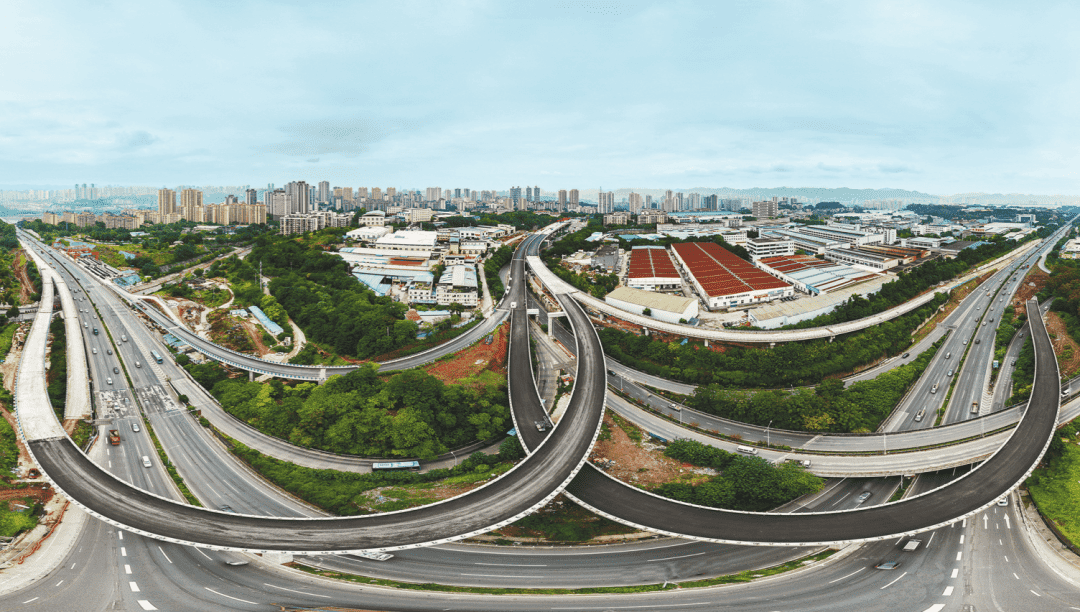 李家沱复线桥南北引道工程，预计明年建成通车！