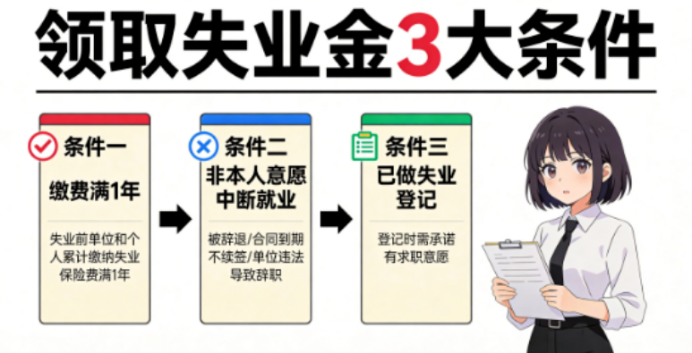 在重庆领取失业金需要满足什么条件？